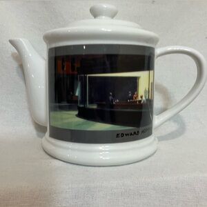 The Masterpiece Collection Edward Hopper "Nighthawks" Tea Pot Art Institute 1993